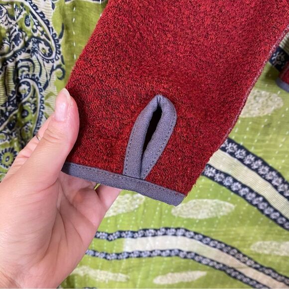 Kuhl Maroon Alfpcaca Fleece Jacket Size Medium - Picture 5 of 15